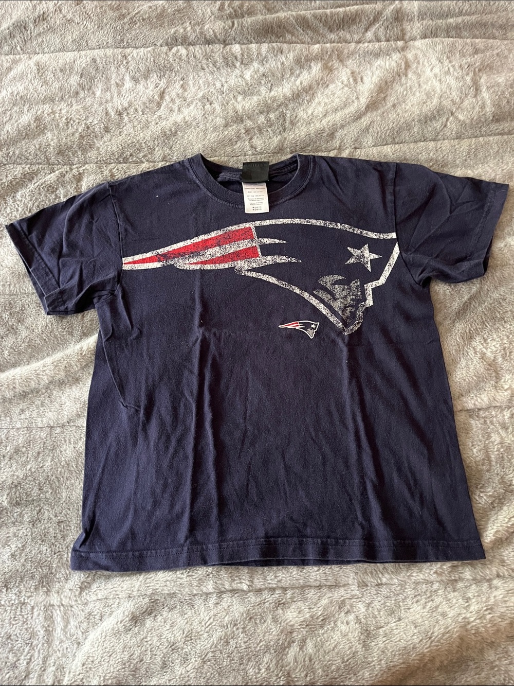 NFL Navy and Red Team Apparel Tee